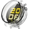Produktbild: Für Huawei Watch GT 5 Pro 42mm Kunststoff Hülle + Schutz Hart Glas Transparent - Transparent