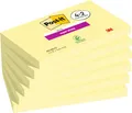 Produktbild: Post-it Super Sticky Notes Promotion, Kanariengelb, Packung mit 6 Blöcken, 90 Blatt pro Block, 76 mm x 127 mm, Farbe: Gelb - Selbstklebende Notizzettel für Notizen, To-Do-Listen und Erinnerungen