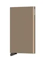 Produktbild: Secrid Card Protector Color Sand Kartenetui aus Aluminium, Farbe: Sand, für 4 Karten mit oder 6 Karten ohne Prägung, Maße: 10,2 x 6,3 x 0,8 cm, C-Sand