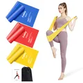 Produktbild: Fitnessbänder 3er-Set, Resistance Bands 1.5M/2M Fitnessband, Widerstandsbänder in 3 Stärke, Gymnastikband Resistance Band Trainingsband für Crossfit, Muskelaufbau, Yoga, Pilates für Männer und Frauen