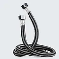 Produktbild: Anschlussschlauch 10M, Edelstahl Panzerschlauch Wasserhahn, (G1/2), Dusche Umflechtung Flexschlauch, Küche Waschbecken Flexschlauch Verlängerung, für Wasserhahn Mischbatterie.