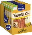 Produktbild: Vitakraft Pure Chicken XXL Filets, Hundeleckerli, Hühnchenfilet, Hunde Trainingsleckerli, ohne Zusatz von Zucker (6x 250g)