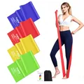 Produktbild: Fokky Fitnessbänder 4er-Set, Resistance Bands 2M Fitnessband, Gymnastikband mit 4 Stufen, Widerstandsbänder Fitnessbänder Gummiband für Muskelaufbau, Yoga, Pilates für Männer und Frauen