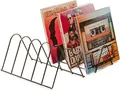 Produktbild: Schallplattenständer | Aufbewahrung für 75 LPs | Prospekthalter | Matt Schwarz M