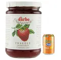 Produktbild: Rummo 12er-Pack Darbo Marmelade Confettura Naturrein Fragole,Erdbeerkonfitüre,450g Glas + 1er-Pack Kostenlos Yoga Eistee Pfirsich 330ml Dose