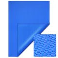 Produktbild: Wiltec Pool Solarfolie 5 x 8 m, blau, Poolheizung aus 120 µ starkem PE Film, Poolabdeckung Poolplane Solarplane rechteckig
