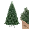 Produktbild: SALCAR Künstlicher Weihnachtsbaum 150 cm, Tannenbaum Künstlich mit Handschuhen und Metallständer, Christbaum als Weihnachtsdeko Innen