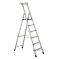 Produktbild: Zarges genietete Stehleiter, eloxiert XLstep S 6 Stufen