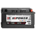 Produktbild: PKW Batterie Autobatterie 12V 100Ah Starterbatterie 600402083