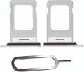 Produktbild: iPHONE 11 SIM KARTEN HALTER TRAY ADAPTER FACH STECKER SLOT CARD NADEL WEIß WEISS