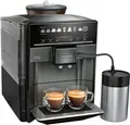 Produktbild: Siemens Kaffeevollautomat TE657F09DE EQ.6 plus | 19 bar | One-Touch | Keramikmahlwerk | AutoMilk Clean | schwarz/silber