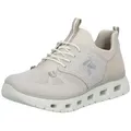 Produktbild: Rieker Slip-On Sneaker Slipper, Freizeitsneaker, Halbschuh mit MemoSoft- Innensohle beige 40 EU