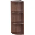 Produktbild: Iris Ohyama - Eck-holzbücherregal, 3 Etagen, Braun, Vielseitig, Modular, Offenes Regal, Für Wohnzimmer, Büro, Schlafzimmer, Platzsparend, Bücher, Cd, Dekor, Einfacher Aufbau, Cx-3c