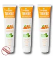 Produktbild: Kurkuma Zahnpasta Vegan ohne Fluorid 3x75ml natürliche Zahncreme FLUORIDFREI