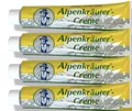 Produktbild: Alpenkräuter Creme mit Hanföl & Teufelskralle – 4×200 ml – Massage & Pflege