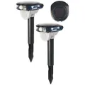 Produktbild: 2er-Set Solar-Vogelschreck mit Bewegungssensor & LED-Blitzlicht, 95 dB