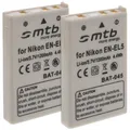 Produktbild: 2 Akkus EN-EL5 ENEL5 für Nikon Coolpix P100, P500, P5000, P5100, P6000, S10