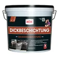 Produktbild: MEM Dickbeschichtung, Für Neu- und Altbauten, Tausalzbeständig und fäulnisfest, Gebrauchsfertig, Einfach zu verarbeiten, Lösemittelfrei, 12 l, Dunkelbraun