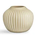 Produktbild: Kähler Vase H13 cm Hammershøi dänisches Design für Blumen Handarbeit Sand
