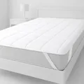 Produktbild: 90x 200 Matratzenschoner - Matratzenauflage für Matratzen bis 30cm - Bei 60°C waschbar & für mehr Hygiene im Bett - Unterbett als Schutz für Bo...