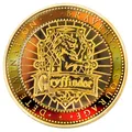 Produktbild: Merchoid Harry Potter Collection: Gryffindor limitierte Auflage, individuell nummeriert, goldfarben, Sammelmünze, Serie 1 Nummer 1