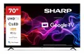 Produktbild: Sharp 70HP5765E QLED Fernseher 70 Zoll Google TV - 4K UHD Smart TV mit Dolby Vision HDR, Dolby Atmos, Sound by Harman Kardon, Google Assistant und Triple-Tuner, QLED TV (2026)