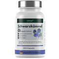 Produktbild: Schwarzkümmelöl Kapseln, 1000 mg, kaltgepresst, ägyptisch, naturbel., v. EXVital