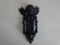Produktbild: Nostalgischer Türklopfer Engel Gusseisen schwarz Esschert Design 20 x 11 cm