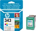 Produktbild: Original Tintenpatrone HP 343 CMY, Einzelpack, Tri-Colour 80923
