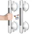 Produktbild: LORESJOY 2 Stücke Haltegriff Dusche für Senioren, Haltegriffe für Bad, Haltegriff mit Saugnapf, Haltegriff Dusche Ohne Bohren, Mobiler Haltegriff für Senioren, WC Portable Haltegriff Badewannengriff