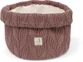 Produktbild: Jollein Changing Table Basket Round Utensil Bag Basket Spring Knit Chestnut