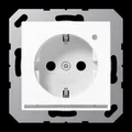 Produktbild: Jung SCHUKO®-Steckdose mit LED-Orientierungslicht, 16 A 250 V ~, SAFETY+, Thermo