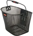 Produktbild: Klick Fix Fahrradkorb feinmaschig vorne schwarz , KlickFix Fahrrad Korb ()