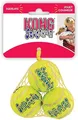 Produktbild: KONG Air Squeakers Tennisbälle, Größe XS, 3,8 cm Durchmesser, 3 Stück, 4 Stück