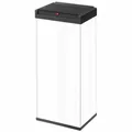 Produktbild: Hailo Mülleimer Big-Box Swing XL, Müllbehälter Abfalleimer Stahlblech Weiß, 52 L