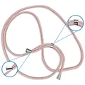 Produktbild: Ersatz Seil Kordel Band für Schutzhülle Handykette Huawei Smartphone-roségold