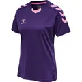 Produktbild: hummel Sport-Shirt hmlCORE XK Poly Jersey (robuster Doppelstrick) Kurzarm violett Damen