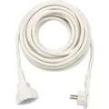 Produktbild: Verlängerungskabel, 1x Winkel-Flachstecker weiß, 10 Meter