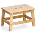 Produktbild: Zeller Present Fussbank, Natur, Holz, Bambus, 38.5x26x25 cm, Wohnzimmer, Hocker, Sitzhocker