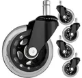 Produktbild: MALATEC Stuhlrolle Rollen für Bürostuhl, (Spar-Set, 5-St., 11-mm-Achse), Ersatzräder Büro-, Gaming-, Dreh- oder Kinderstuhl