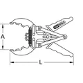 Produktbild: KS Tools 150.1176 Kolbenring-Zange, Ø 80-120mm