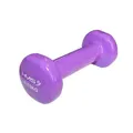 Produktbild: HMS Fitness Kurzhantel (Gusseisen mit Vinylbeschichtung) 0,75kg violett - 1 Stück