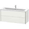 Produktbild: Duravit XSquare Waschtisch-Unterschrank XS417403939 121x56x47,8cm, 2 Schubkästen, Nordic weiß seidenmatt