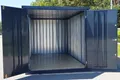 Produktbild: Gartenhäuschen Anthrazit RAL7016 Lagercontainer Geräteschuppen Gartenlager 4m