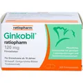 Produktbild: GINKOBIL-ratiopharm 120 mg Filmtabletten 200 St