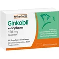 Produktbild: Ginkobil ratiopharm 120mg mit Ginkgo biloba