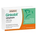 Produktbild: Ginkobil ratiopharm 120mg mit Ginkgo biloba 200 stk