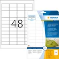 Produktbild: HERMA Film labels self-adhesive durchsichtig 21.2 x 45.7 mm 1200 Etiketten 25 Bogen x 48 (8016)
