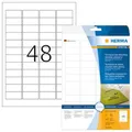Produktbild: HERMA 8016 Etiketten A4 45,7x21,2mm 1200 Stück selbstklebend transparent