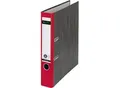Produktbild: Ordner LEITZ® 1050, DIN A4, Rückenbreite 52 mm, Griffloch, geklebtes Rückenschild, Hartpappe, 1 Stück, rot